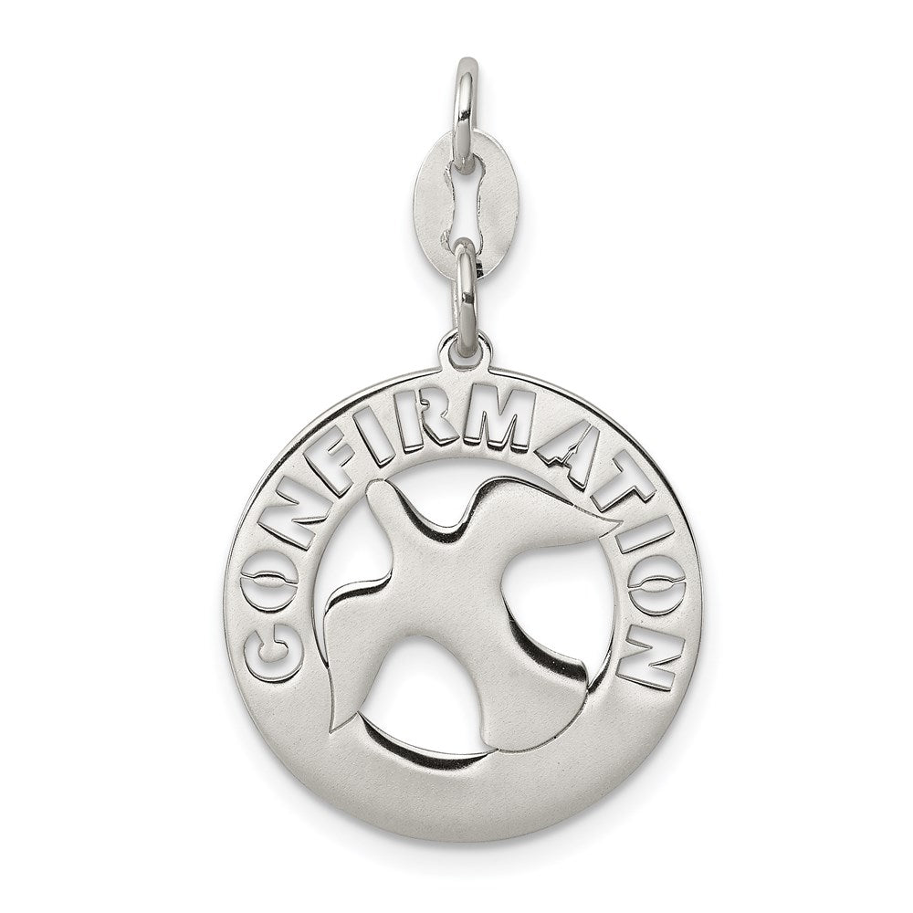 Sterlingsilber Poliert Firmung Taube Charm