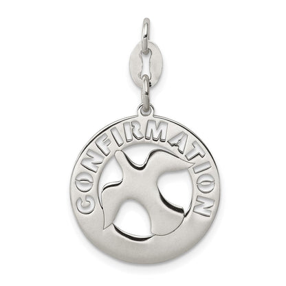 Sterlingsilber Poliert Firmung Taube Charm
