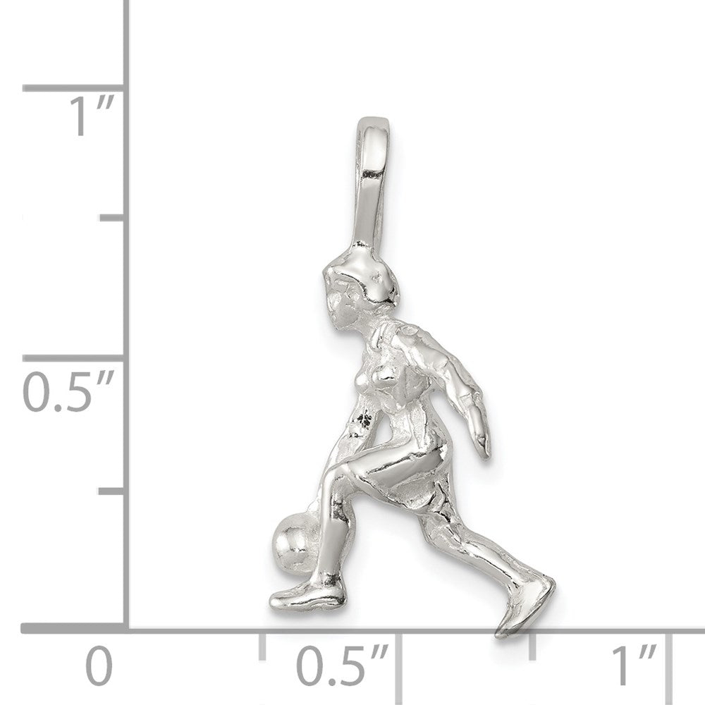 Sterlingsilber Damen Bowler Charm