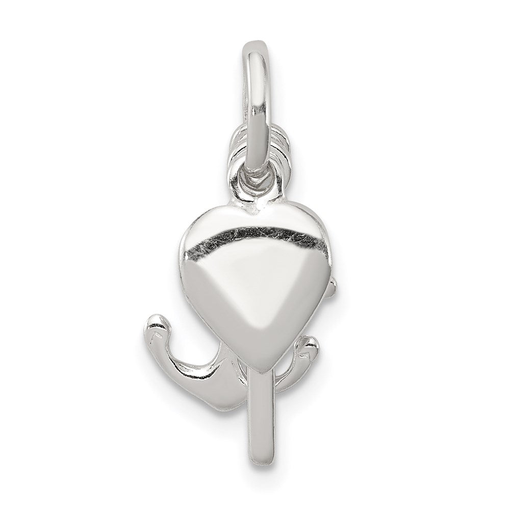Sterlingsilber Anker & Herz Anhänger