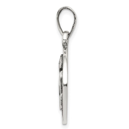 Sterlingsilber Poliert Antik Finish Leo Horoscope Tierkreis Anhänger