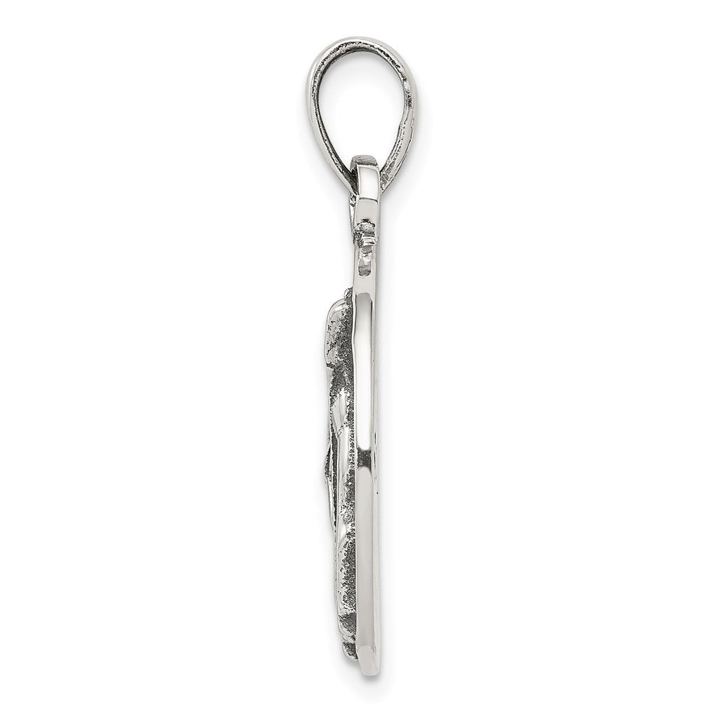Sterlingsilber Poliert Antik Finish Sagittarius Horoscope Tierkreis Pendan