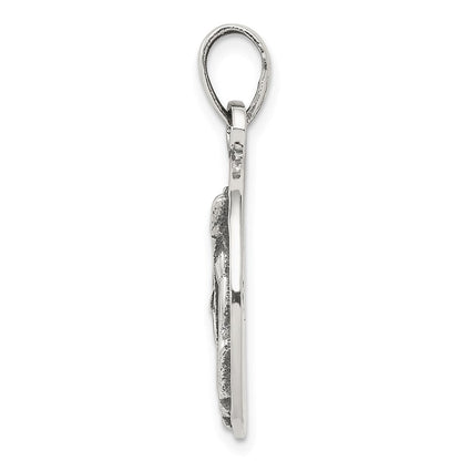 Sterlingsilber Poliert Antik Finish Sagittarius Horoscope Tierkreis Pendan
