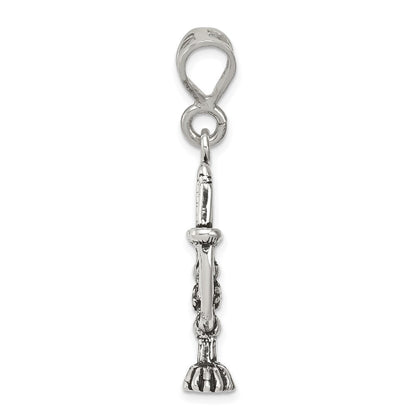 Sterlingsilber Antikisiert Menorah Charm
