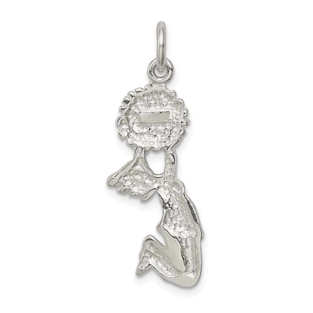 Sterlingsilber Cheerleader Charm