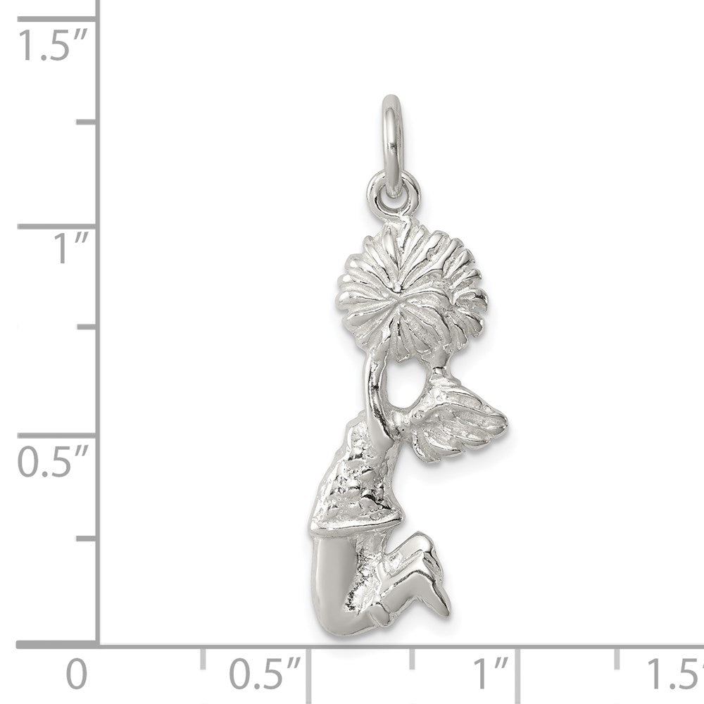 Sterlingsilber Cheerleader Charm