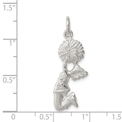 Sterlingsilber Cheerleader Charm