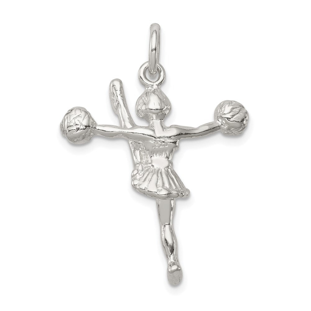 Sterlingsilber Cheerleader Charm