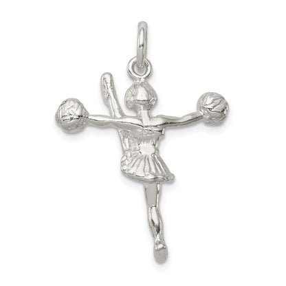 Sterlingsilber Cheerleader Charm