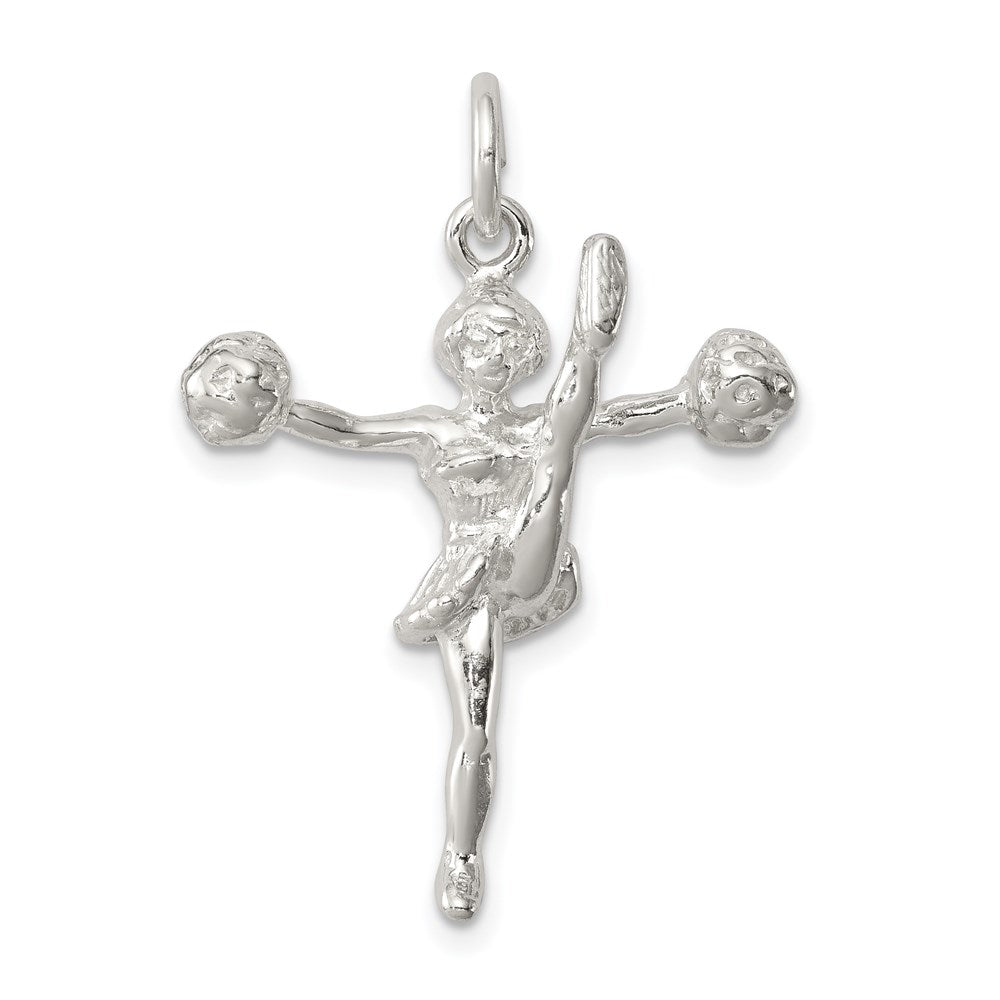 Sterlingsilber Cheerleader Charm