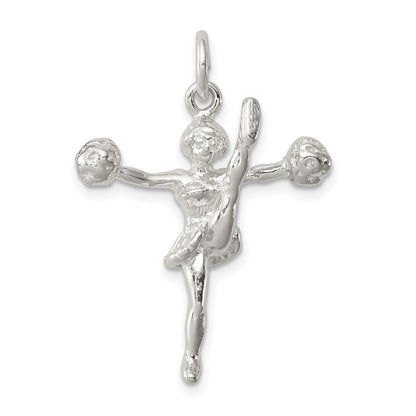 Sterlingsilber Cheerleader Charm