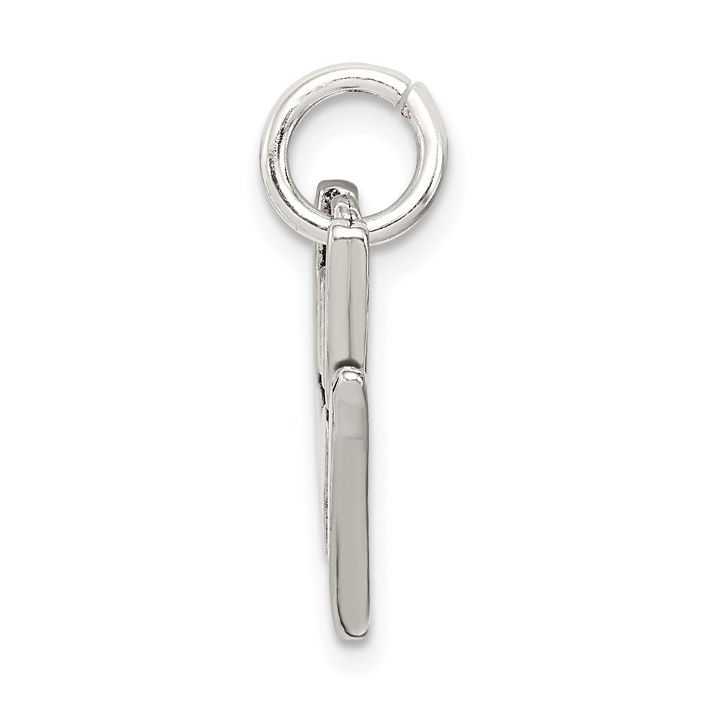 Sterlingsilber Antikisiert Zeichen Language Charm