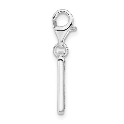 Sterlingsilber Zirkonia Frieden Charm