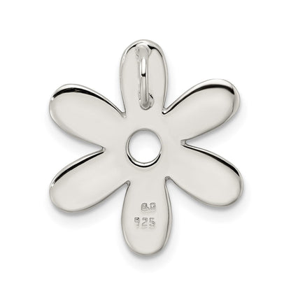 Sterlingsilber Emailliert Blume Anhänger