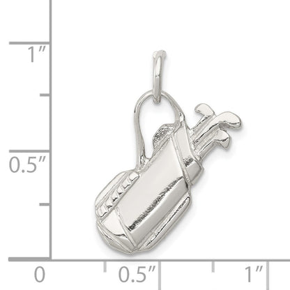 Sterlingsilber Golf Bag Charm