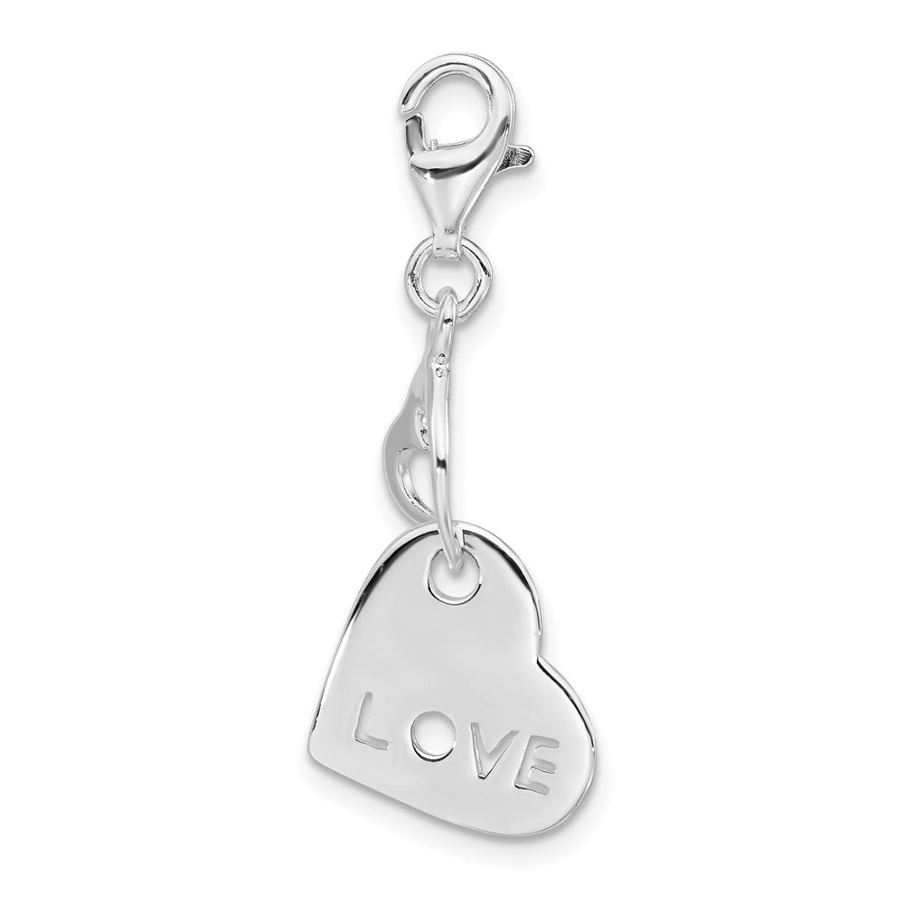 Sterlingsilber Herz Liebe Charm