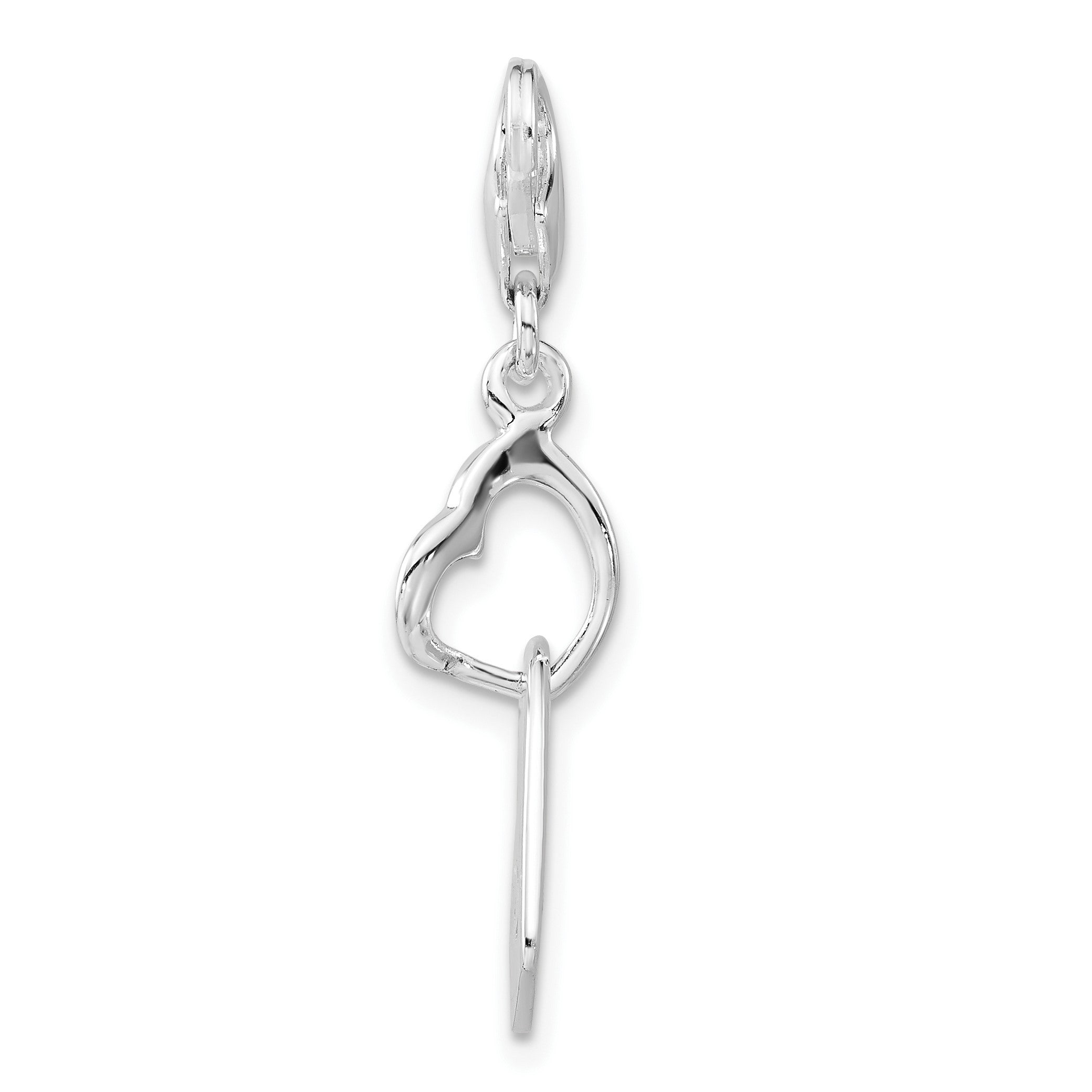 Sterlingsilber Herz Liebe Charm