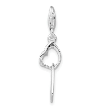 Sterlingsilber Herz Liebe Charm