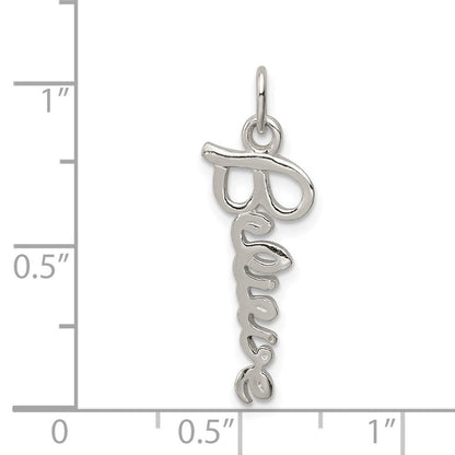 Sterlingsilber Glaube Anhänger