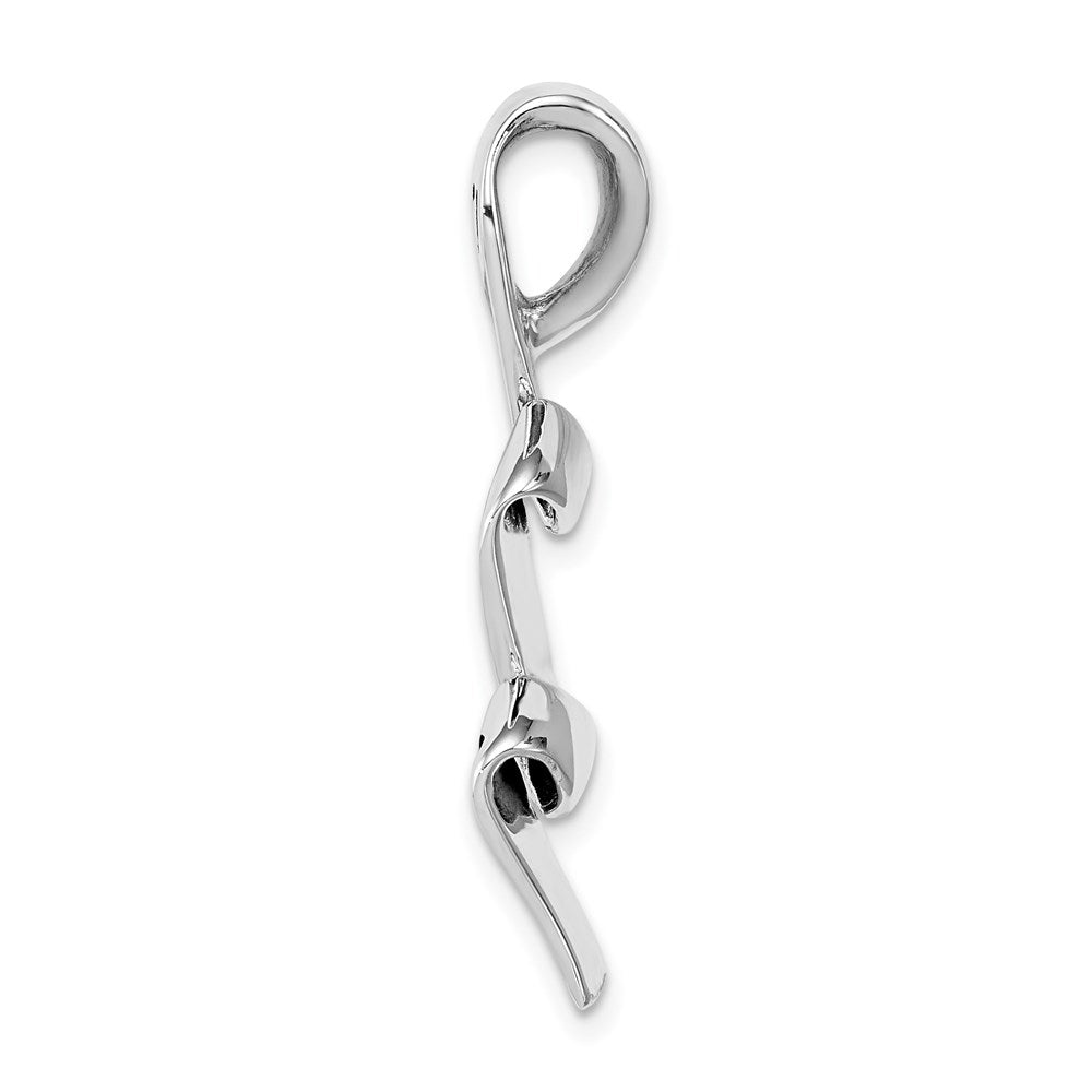 Sterlingsilber Rhodiniert Liebe, Leben, Lachen Charm