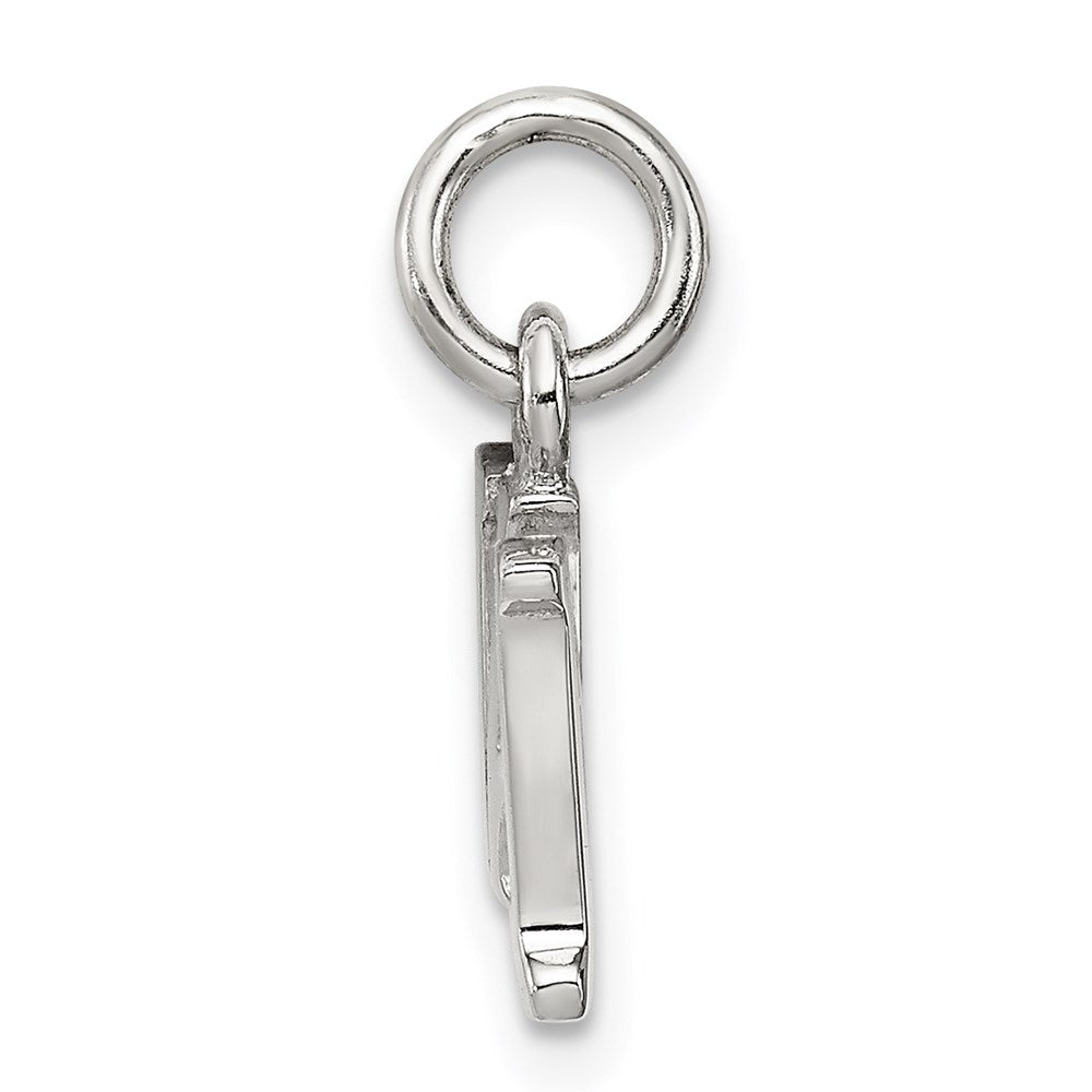 Sterlingsilber Rhodiniert Dad Charm