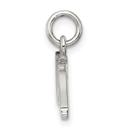 Sterlingsilber Rhodiniert Dad Charm