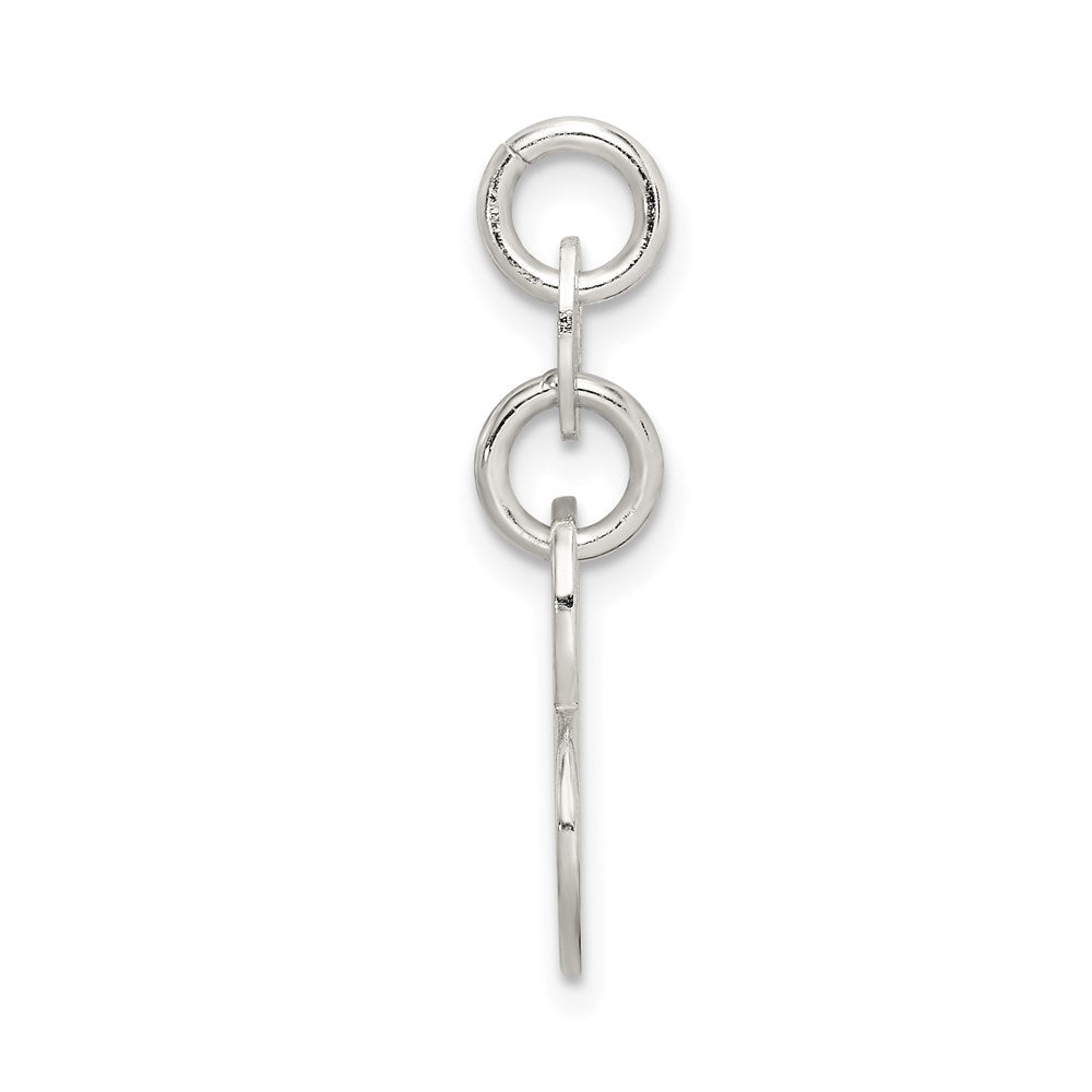 Sterlingsilber Poliert Emaille Mädchen Charm