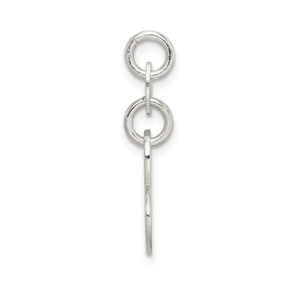 Sterlingsilber Poliert Emaille Mädchen Charm