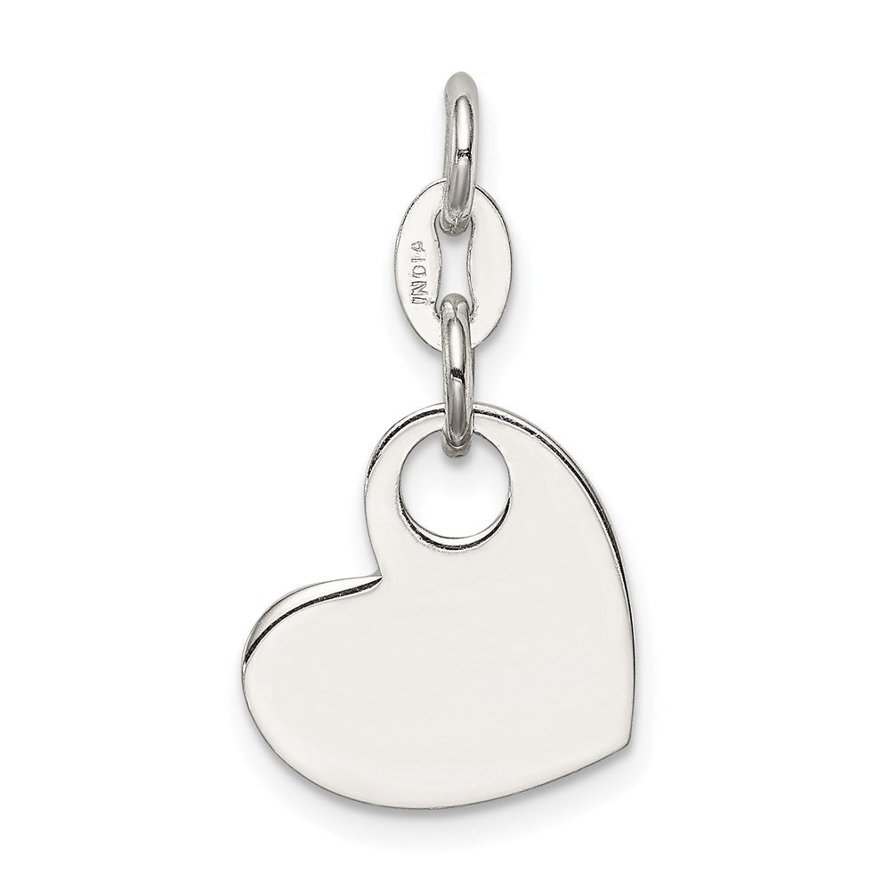 Sterlingsilber Poliert Emaille Mädchen Charm