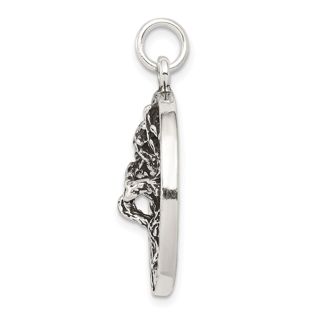 Sterlingsilber Antikisiert Baum Charm