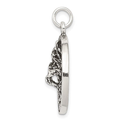 Sterlingsilber Antikisiert Baum Charm