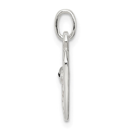Sterlingsilber Gelb Emailliert Eule Charm