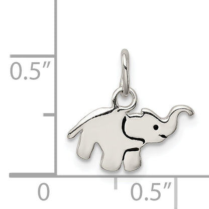 Sterlingsilber Emailliert Elefant Charm