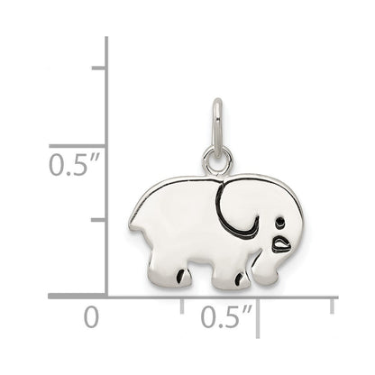 Sterlingsilber Emailliert Elefant Charm