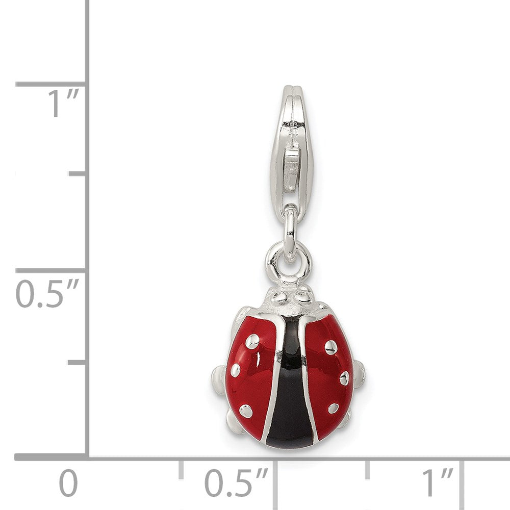 Sterlingsilber Emailliert Damen Bug Charm