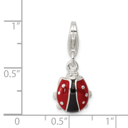 Sterlingsilber Emailliert Damen Bug Charm