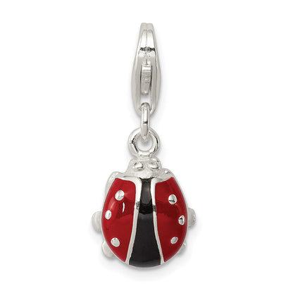 Sterlingsilber Emailliert Damen Bug Charm