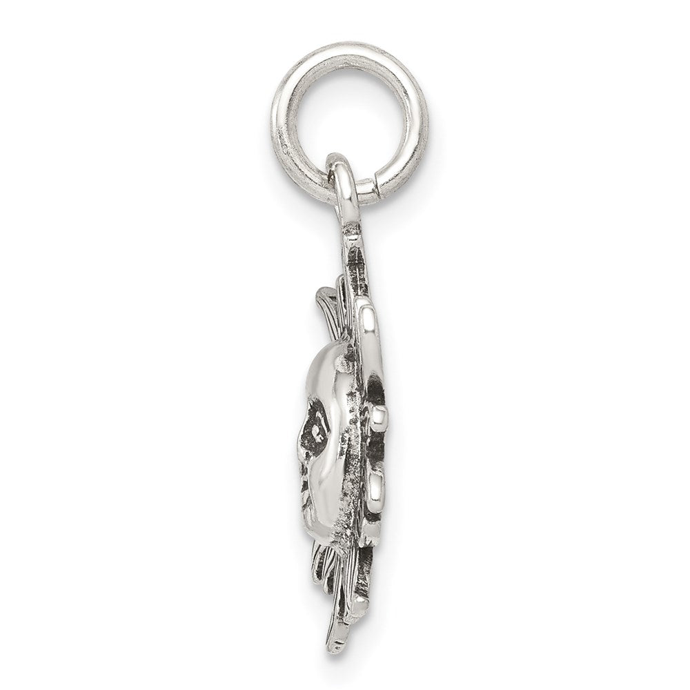 Sterlingsilber Antikisiert Sonne Charm