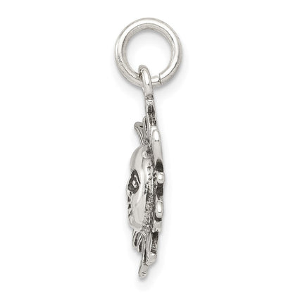 Sterlingsilber Antikisiert Sonne Charm