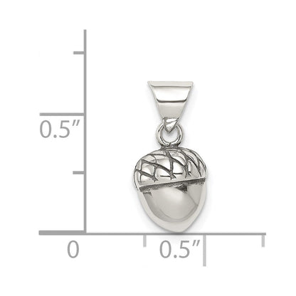 Sterlingsilber Antikisiert Acorn Anhänger