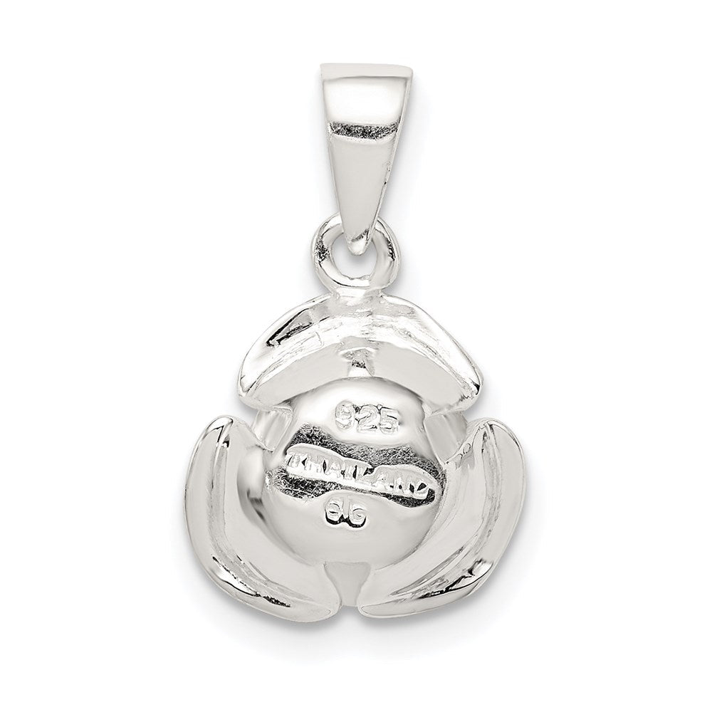 Sterlingsilber Rose Anhänger