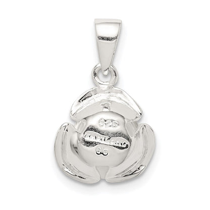 Sterlingsilber Rose Anhänger