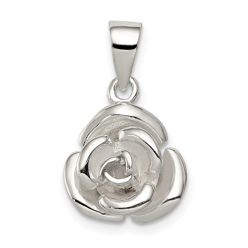 Sterlingsilber Rose Anhänger