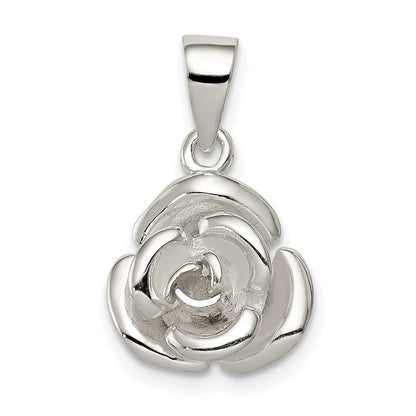 Sterlingsilber Rose Anhänger