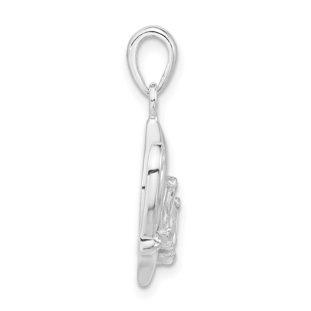 Sterlingsilber Zirkonia Schmetterling Anhänger
