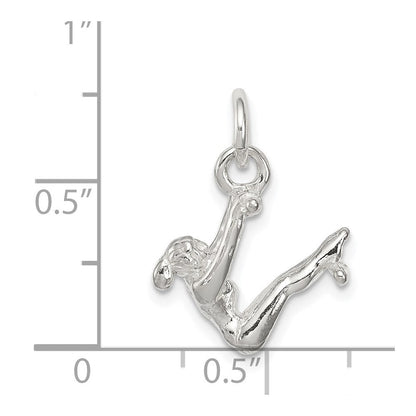 Sterlingsilber Gymnast Charm