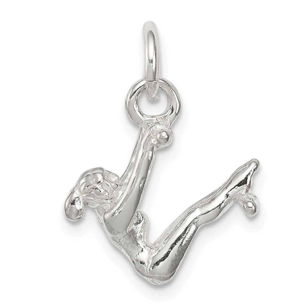 Sterlingsilber Gymnast Charm