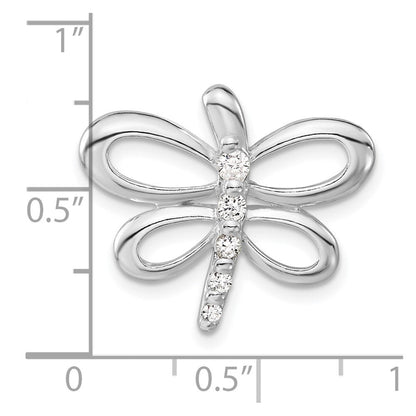 Sterlingsilber Zirkonia Libelle Anhänger