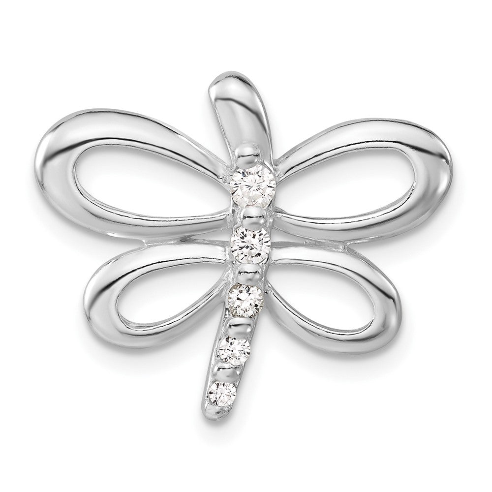Sterlingsilber Zirkonia Libelle Anhänger