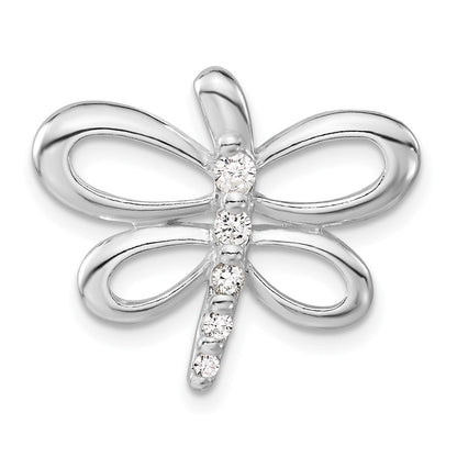 Sterlingsilber Zirkonia Libelle Anhänger